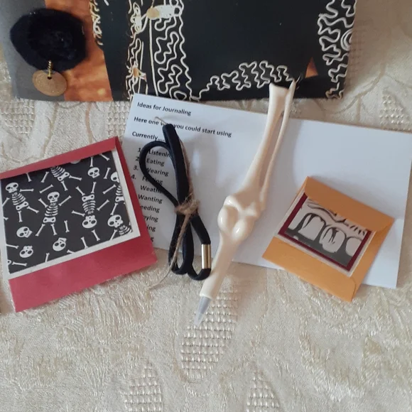 Day of the Dead Journal Handmade One of a Kind - Picture 5 of 9